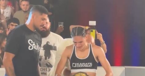 Aline Pereira, hermana de la estrella de UFC Alex Pereira, gana el campeonato de peso mosca de Karate