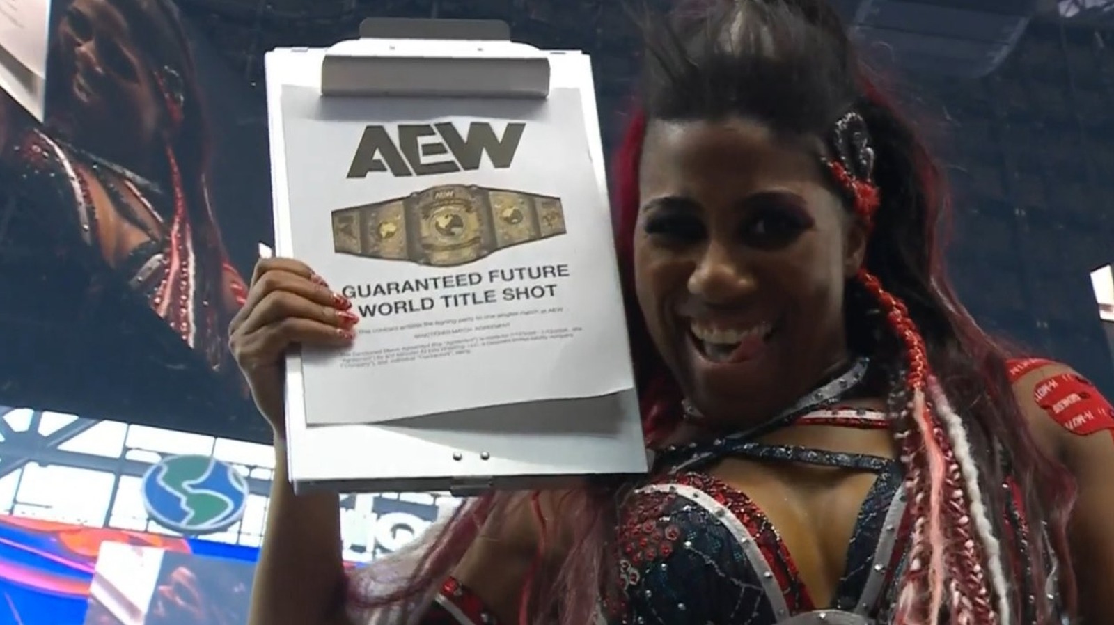 Athena gana Gauntlet de casino femenino en AEW All en 2025, gana Future World Title Match