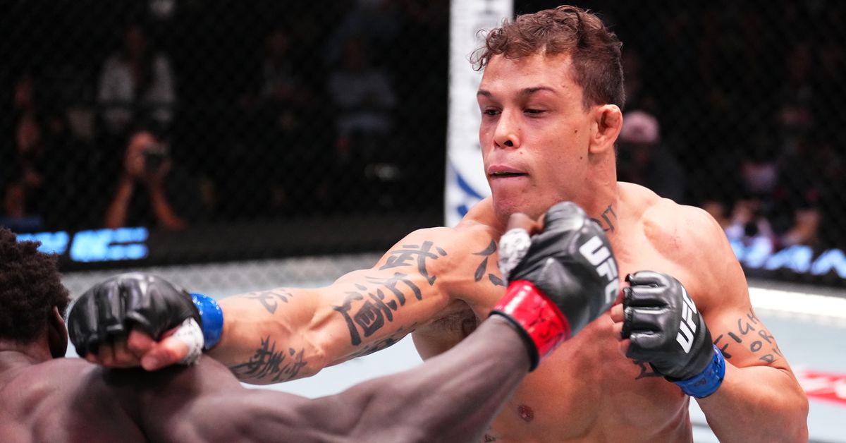 Caio Borralho dice que es el luchador de respaldo de Dricus du Plessis vs. Khamzat Chimaev Evento principal en UFC 319