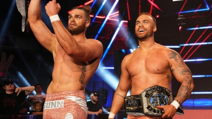 Colten Gunn aparentemente herido en una colisión AEW en el primer partido desde que todos en 2025 regresan