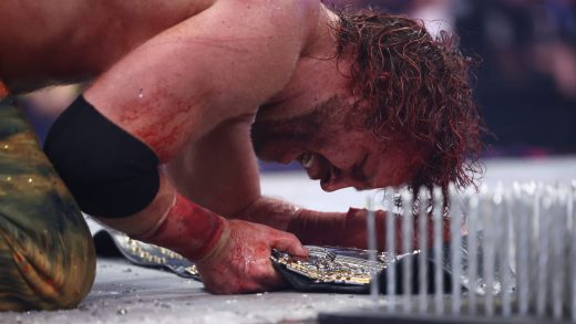 El nuevo campeón mundial de AEW World, Adam Page, reacciona a todos en la victoria