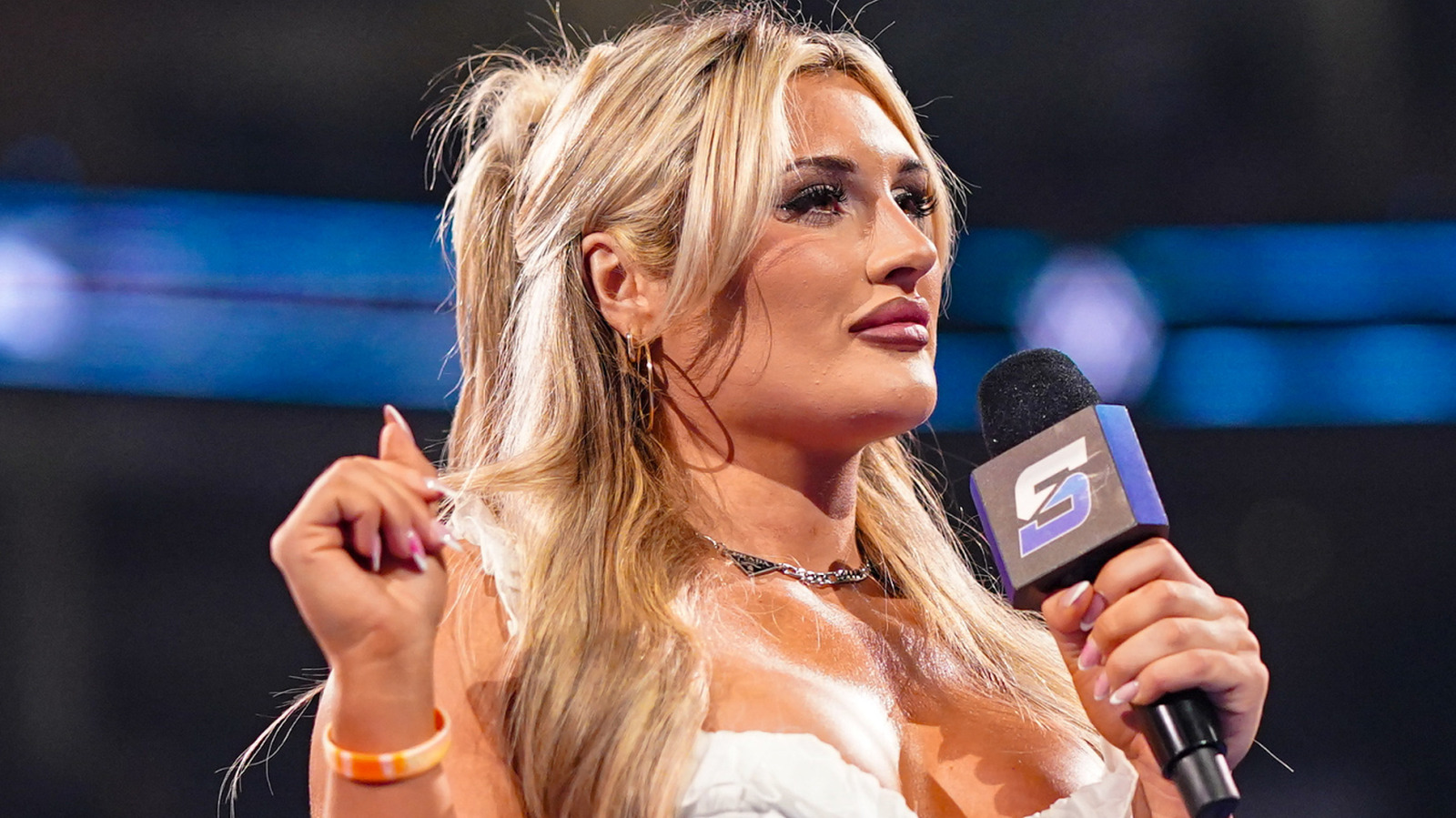 La campeona femenina de la WWE, Tiffany Stratton, comparte detalles para SummerSlam Meet & Greet