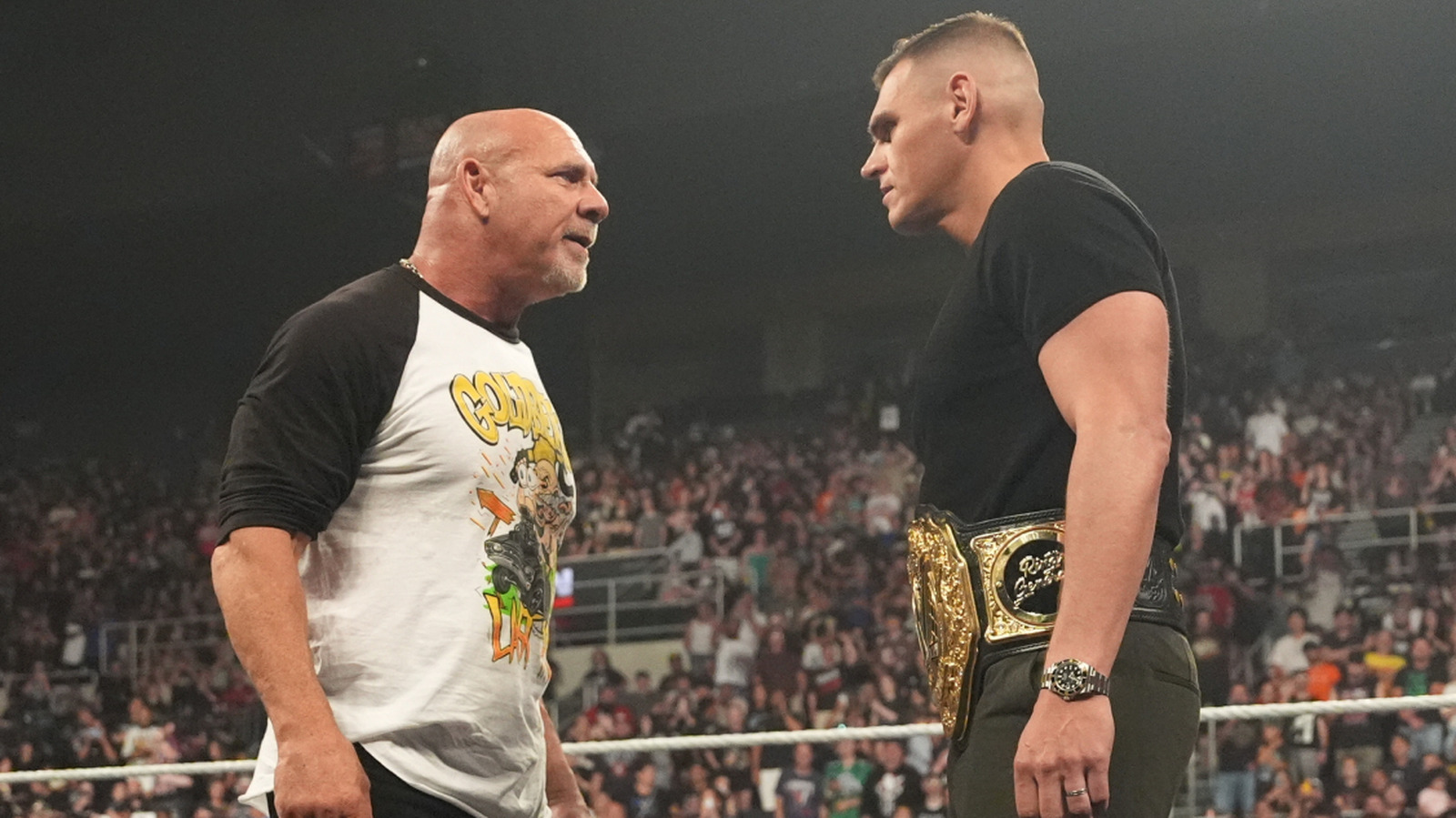 Por qué Goldberg se disculpa con Gunther después del partido de evento principal de la WWE Saturday Night