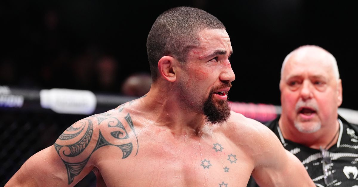 Robert Whittaker lanza la primera declaración desde la decepcionar la pérdida de UFC Abu Dhabi