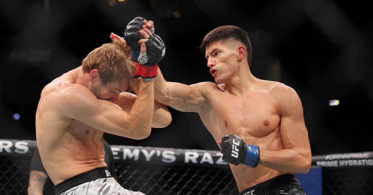 UFC 318 Video: Islam Dulatov aplana a Adam Fugitt con brutal nocaut de primera ronda