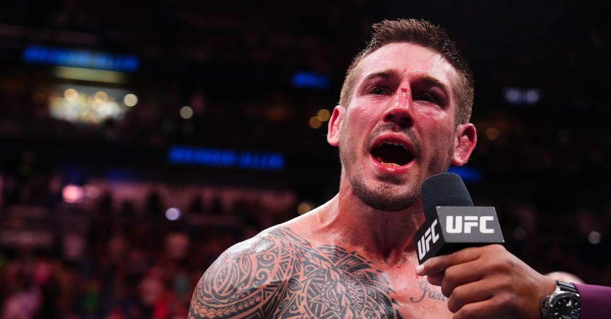 Video de UFC 318: Brendan Allen dijo a los entrenadores de Marvin Vettori que 'saquen la mierda de mi cara' después de la pelea