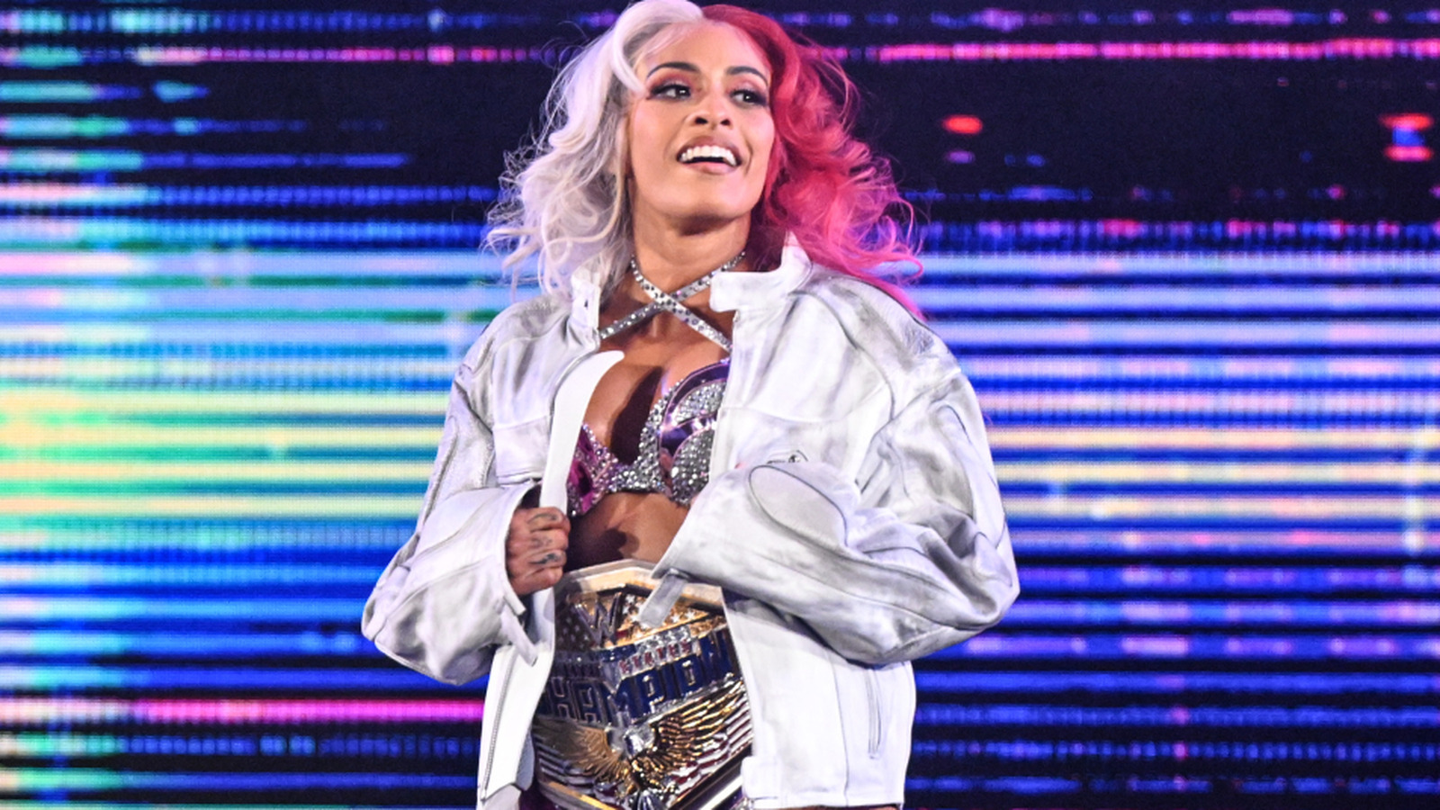 Zelina Vega dice que aprendió sobre el título estadounidense femenino de la WWE ganó una hora antes de tiempo