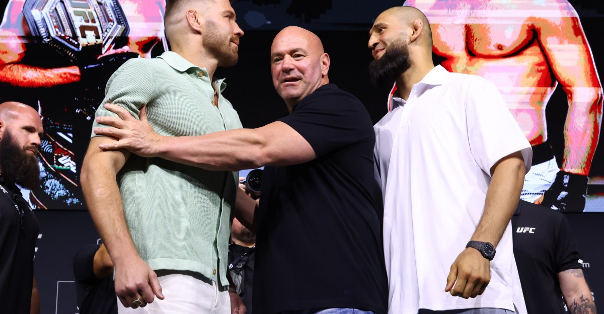 Dana White separa a Dricus du Plessis y Khamzat Chimaev después del tenso enfrentamiento antes de UFC 319