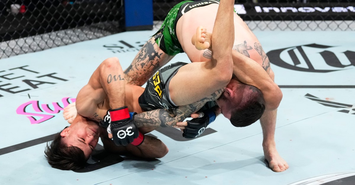 Diego Lopes responde a la apuesta de derribo de Jean Silva por delante de NOCHE UFC 3