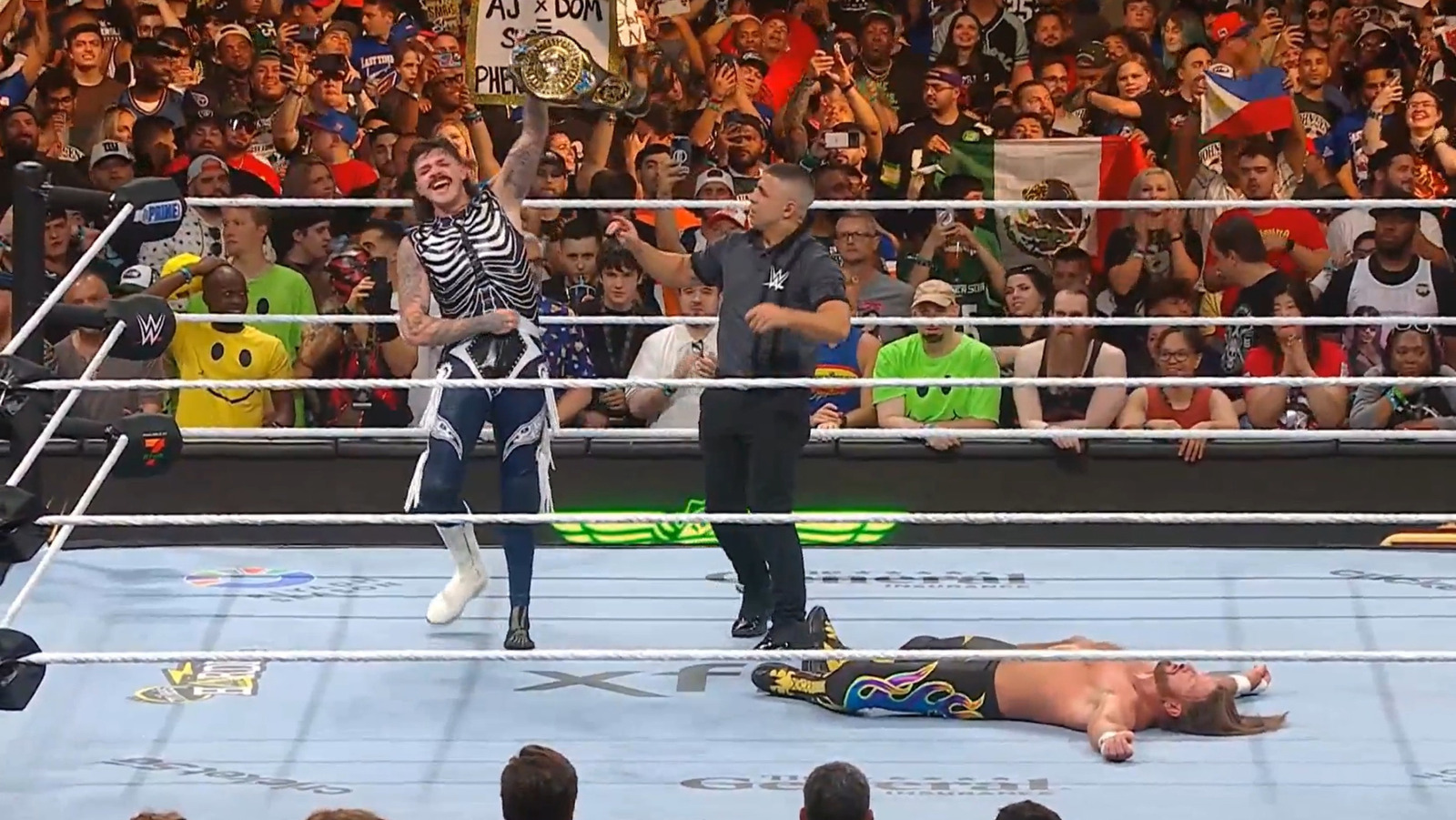 Dominik Mysterio trampa para retener el título de la WWE IC 20 años después del partido de custodia de SummerSlam