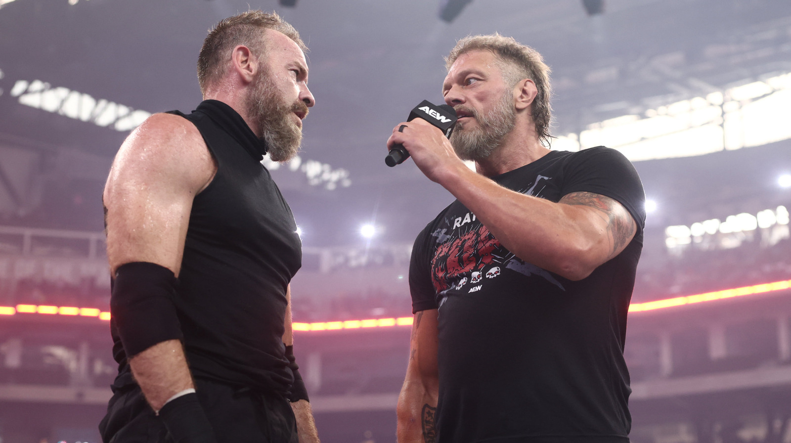 Hacer frente y cristiano para reunirse para una puerta prohibida