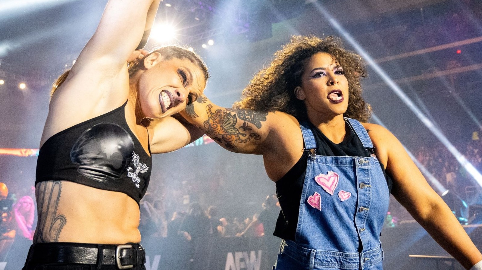 Willow Nightingale se reflexiona sobre la anarquía aew 'alucinante' en el partido de la arena