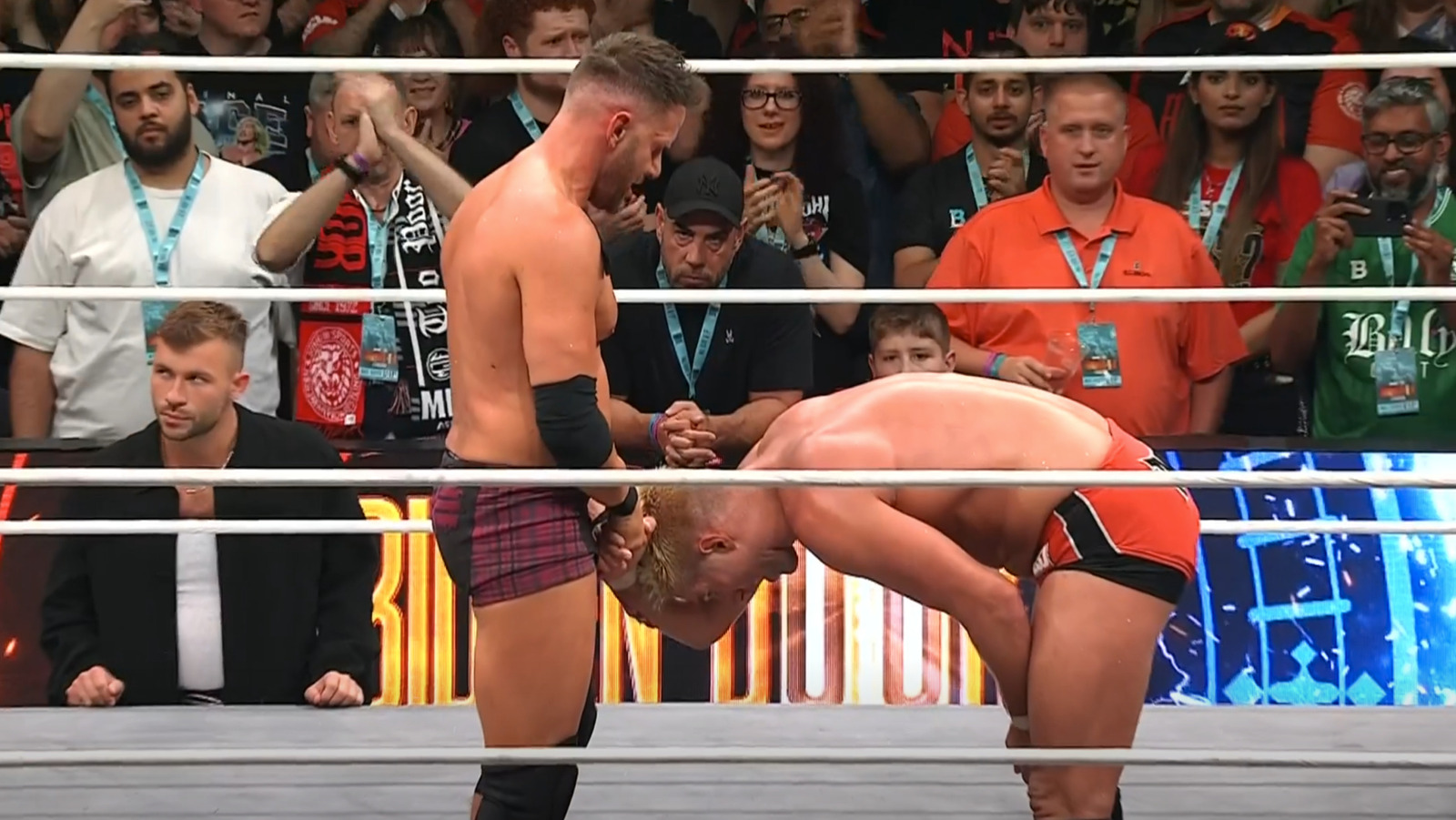 ZSJ conserva el título mundial IWGP vs. Nigel McGuinness en AEW X NJPW Puerta Prohibida 2025