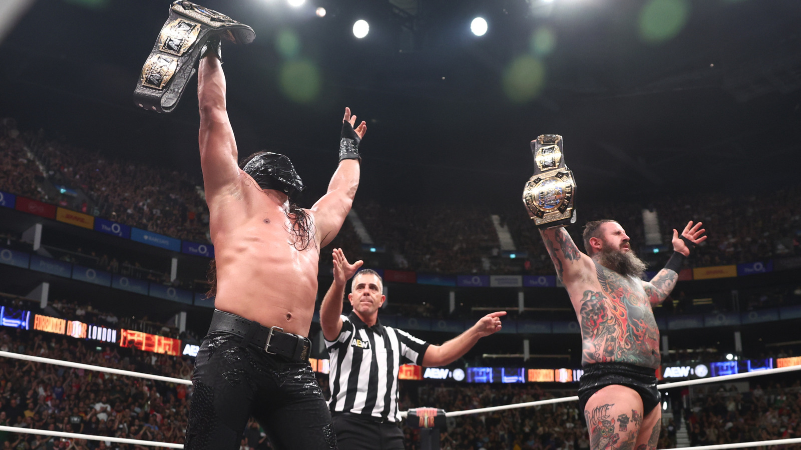 Brodido Win Win Four-Way Ladder Match, retener títulos de etiquetas AEW World en absoluto 2025