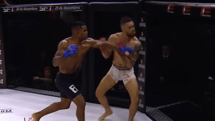 El único hombre para vencer a Mauricio Ruffy, el firmante de DWCS Manoel Sousa está "feliz por su éxito" en UFC