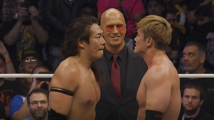 Kazuchika Okada Pins Mascara Dorada, conserva un título unificado en absoluto 2025