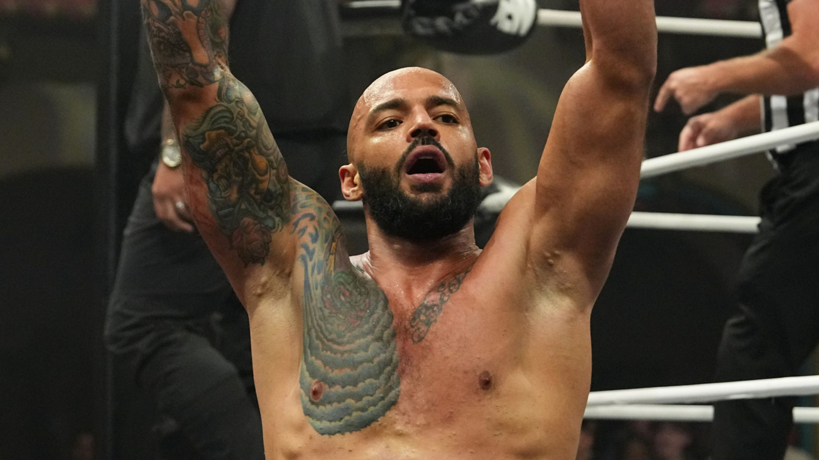 Ricochet Pins MVP, Recoge ganar el sindicato de Hurt junto a Goa en AEW All Out 2025