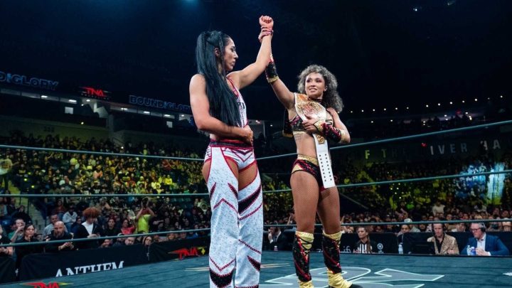 Kelani Jordan de WWE NXT retiene el título mundial de Knockouts en TNA Bound For Glory 2025