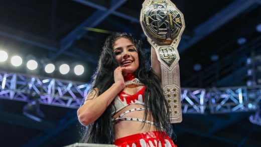 La primera defensa del título femenino de WWE NXT de Tatum Paxley termina en un caos sin competencia