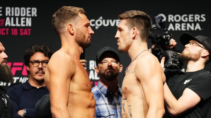 Resultados de UFC Vancouver: De Ridder vs.Allen