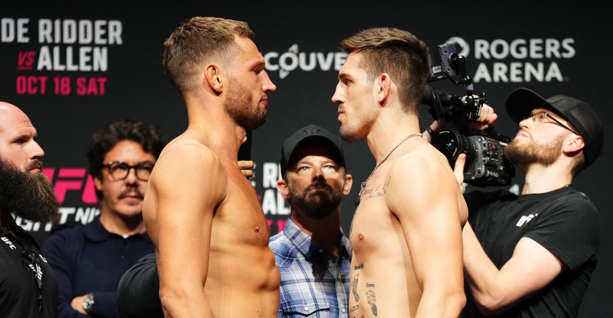 Resultados de UFC Vancouver: De Ridder vs.Allen