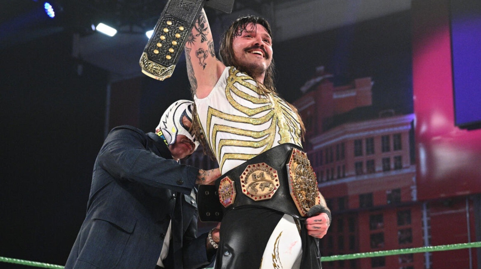 Según los informes, el ex rival de la WWE se desempeña como el primer retador del título de AAA de Dominik Mysterio