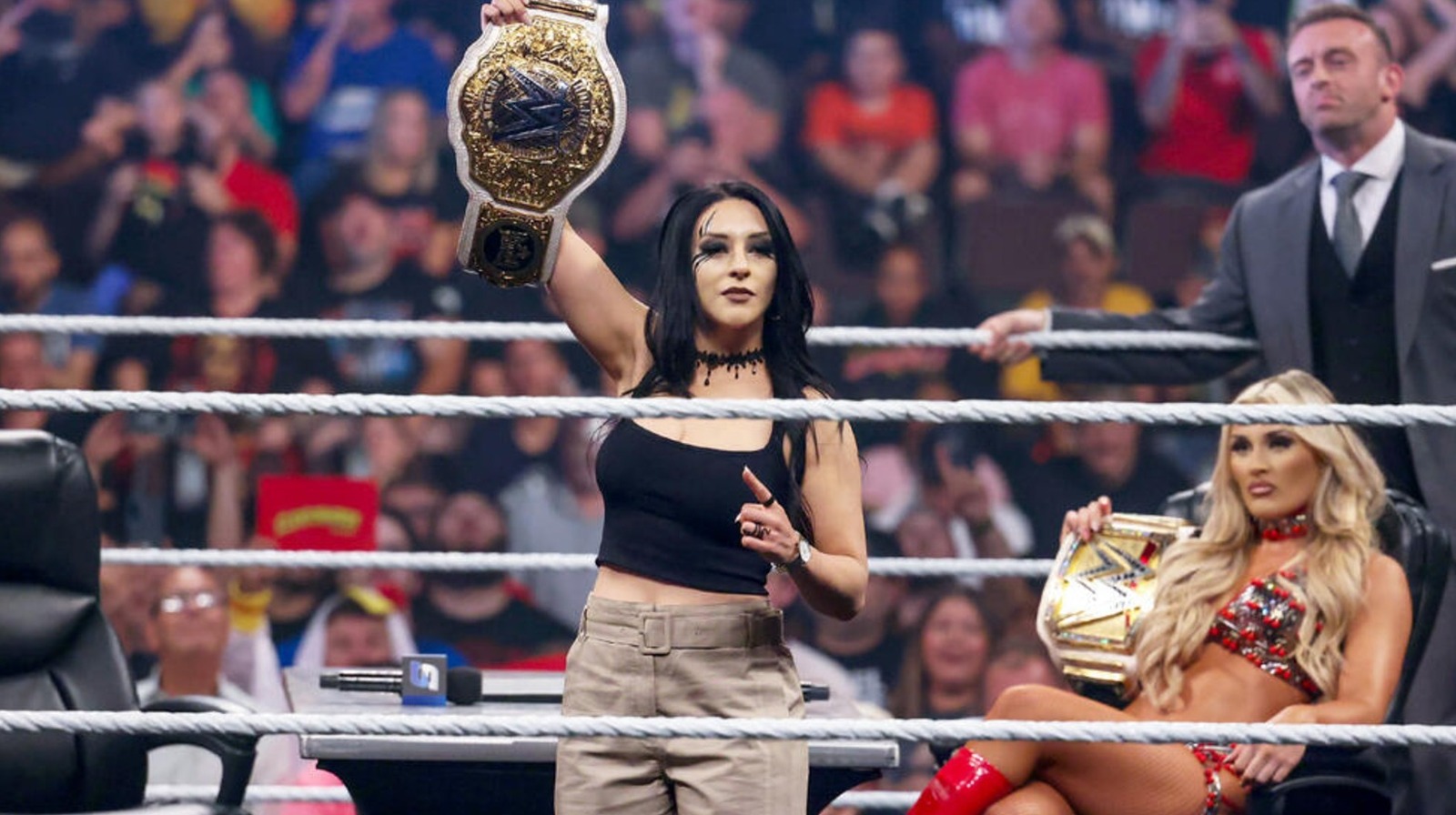 Stephanie Vaquer elogia a su oponente en la lucha por el título Crown Jewel de la WWE