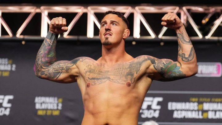 Video de pesaje de UFC 321: Apinall vs.Gane