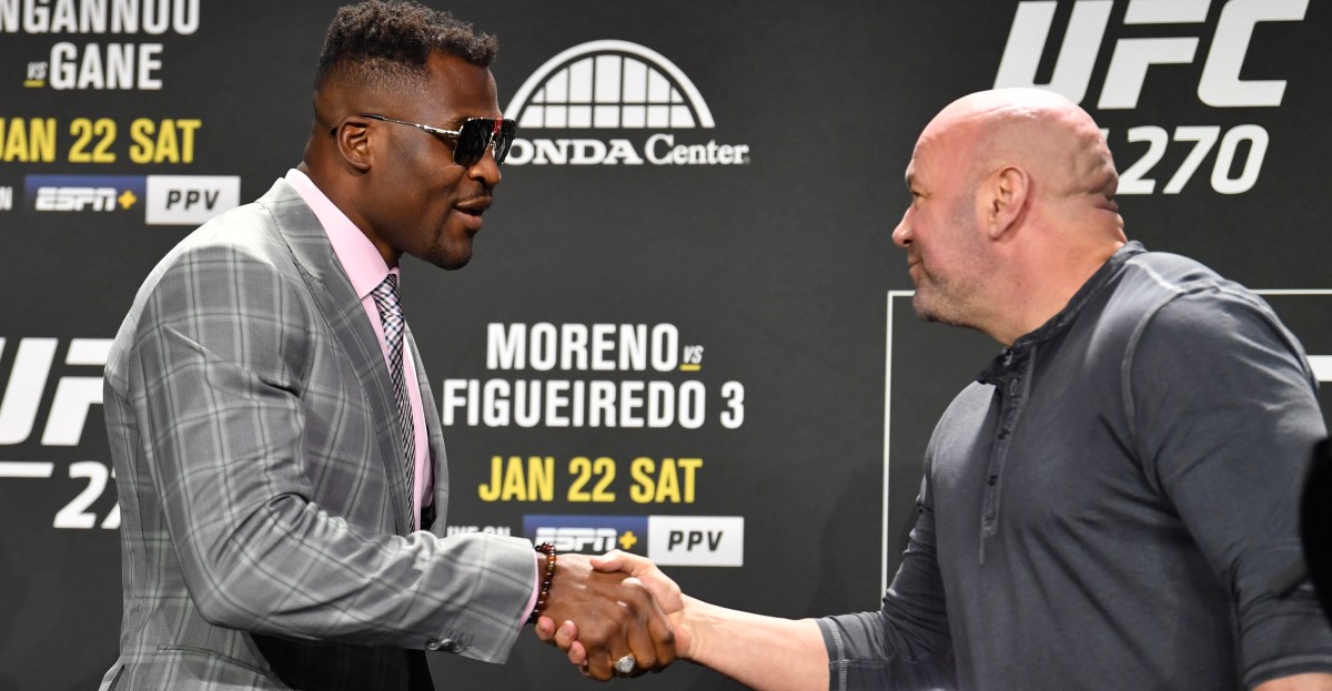 Dana White afirma que Francis Ngannou lo acosó físicamente, otro funcionario de UFC: 'Es un tipo malo'