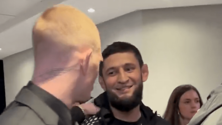 Ian Machado Garry acusa a Khamzat Chimaev de tener 'poca energía' después del empujón detrás del escenario de UFC Qatar