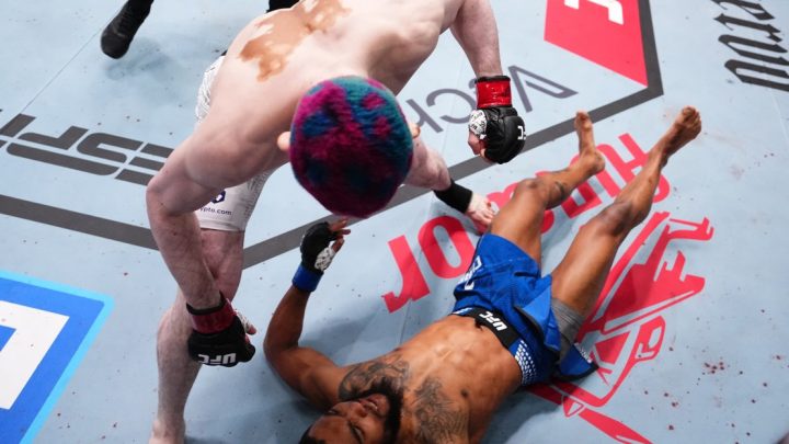 Melquizael Costa predijo el nocaut con patada a la cabeza en UFC Vegas 112, no fue necesario el siguiente golpe porque 'su alma ya estaba fuera de su cuerpo'