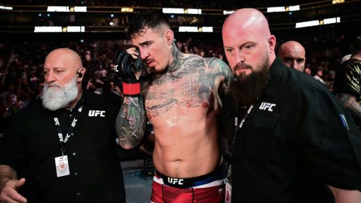 Tom Aspinall critica a los 'malditos perdedores' por el final de UFC 321 y despide a Jon Jones