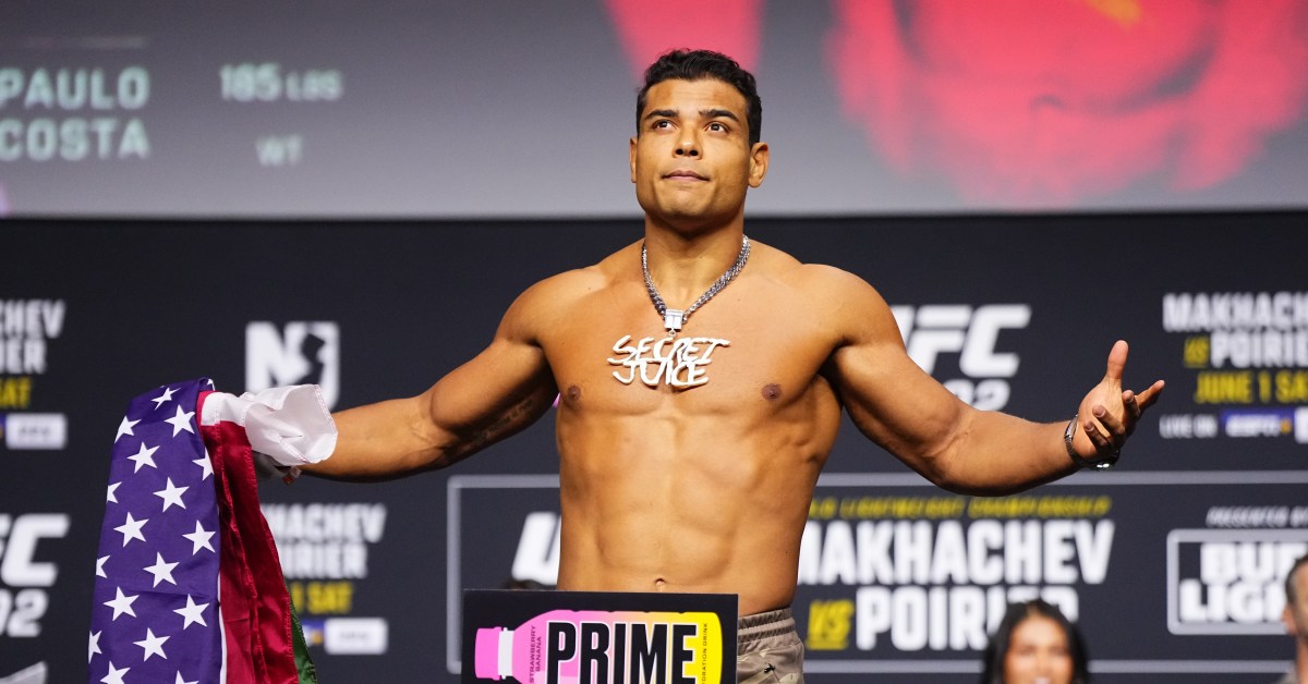 Paulo Costa sube a 205 y se enfrenta a Azamat Murzakanov en UFC 327