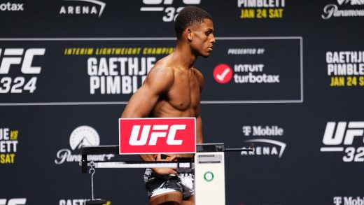 Resultados del pesaje de UFC 324: 1 pelea cancelada, 2 peleadores pierden el peso